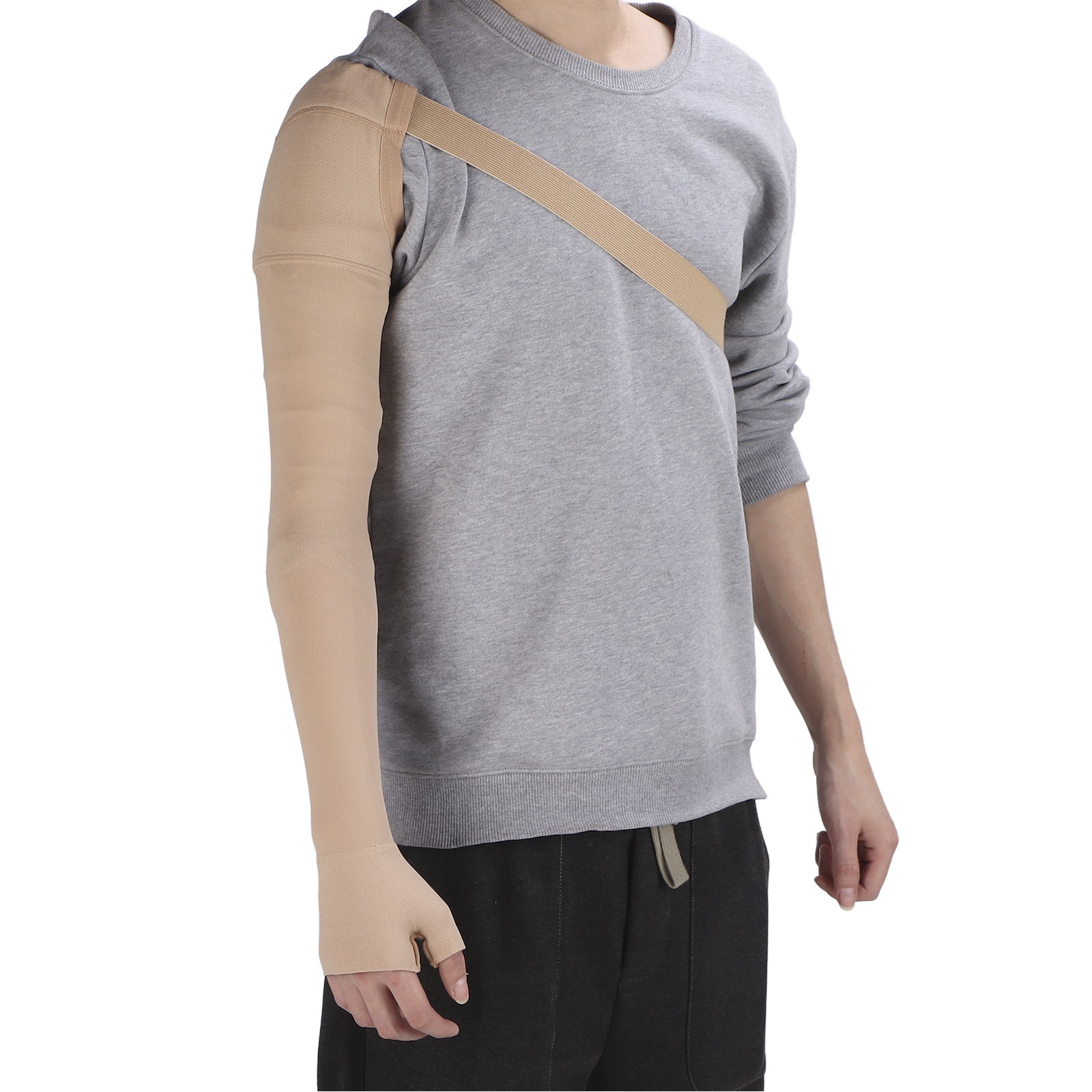 Lymphedema Compression Arm Sleeve Polyurethane Post Mastectomy Support Arm
