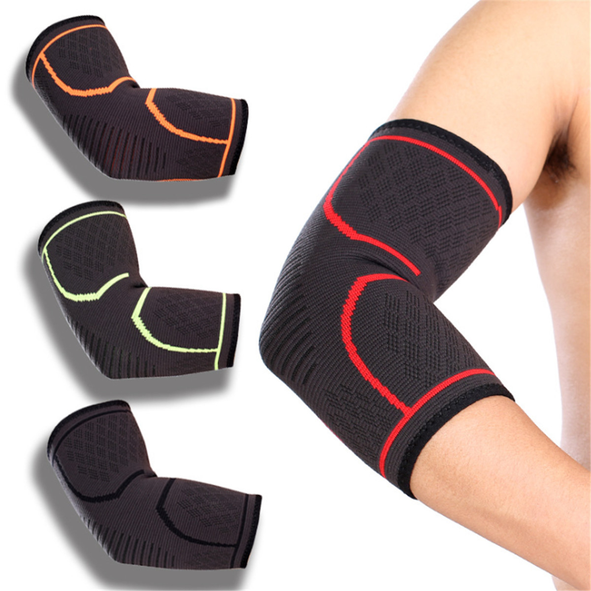 Elbow Support Brace Arthritis Bandage Arm Compression Sleeve Wrap Strap Surprise