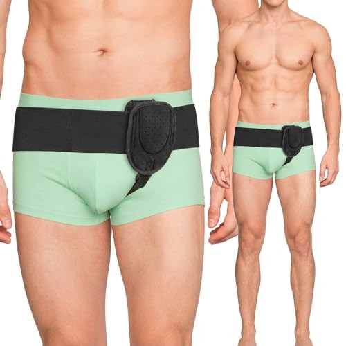 H3: Hernia Belts for Men – Adjustable Inguinal Hernia Belt Left or Right Side