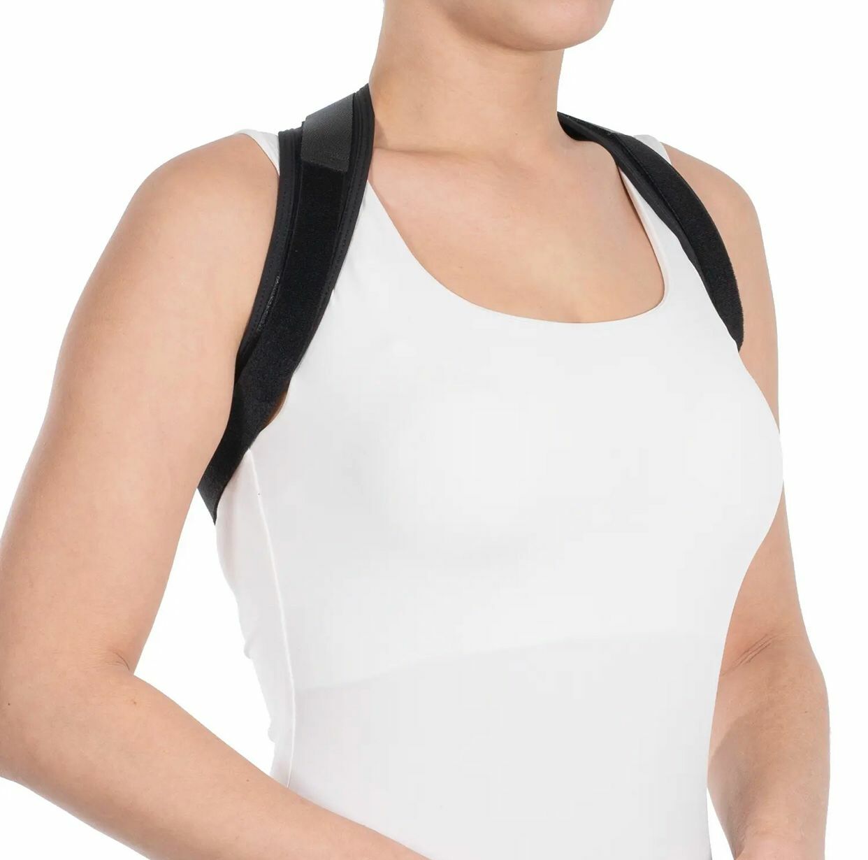 Posture Corrector Adjustable Lumbar Back Brace Body Spinal Shoulder Belt Support