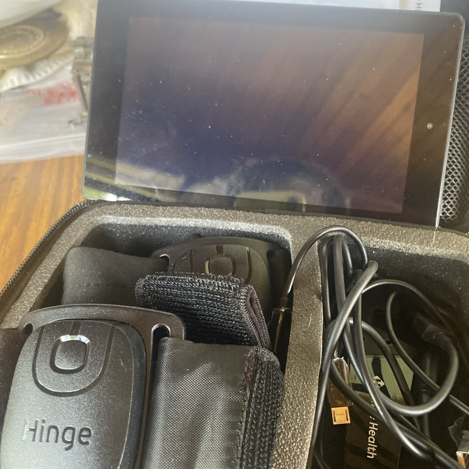 Hinged health knee therapy kit complete model M 8 S26G with tablet