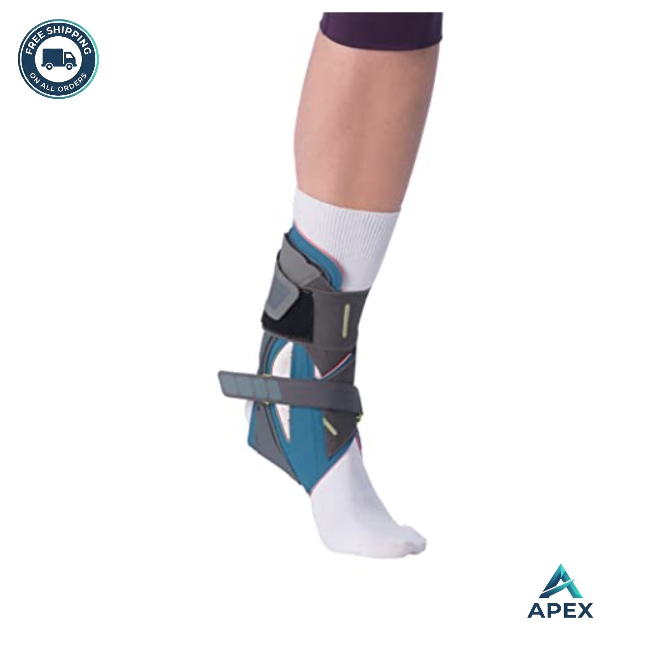 Ankle Brace Achilles Tendon Support Stabilizing Walking Slim Design Adjustable