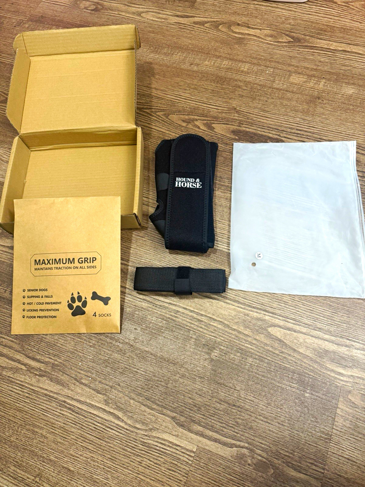 Dog knee brace for hind and rear legs (size M)
