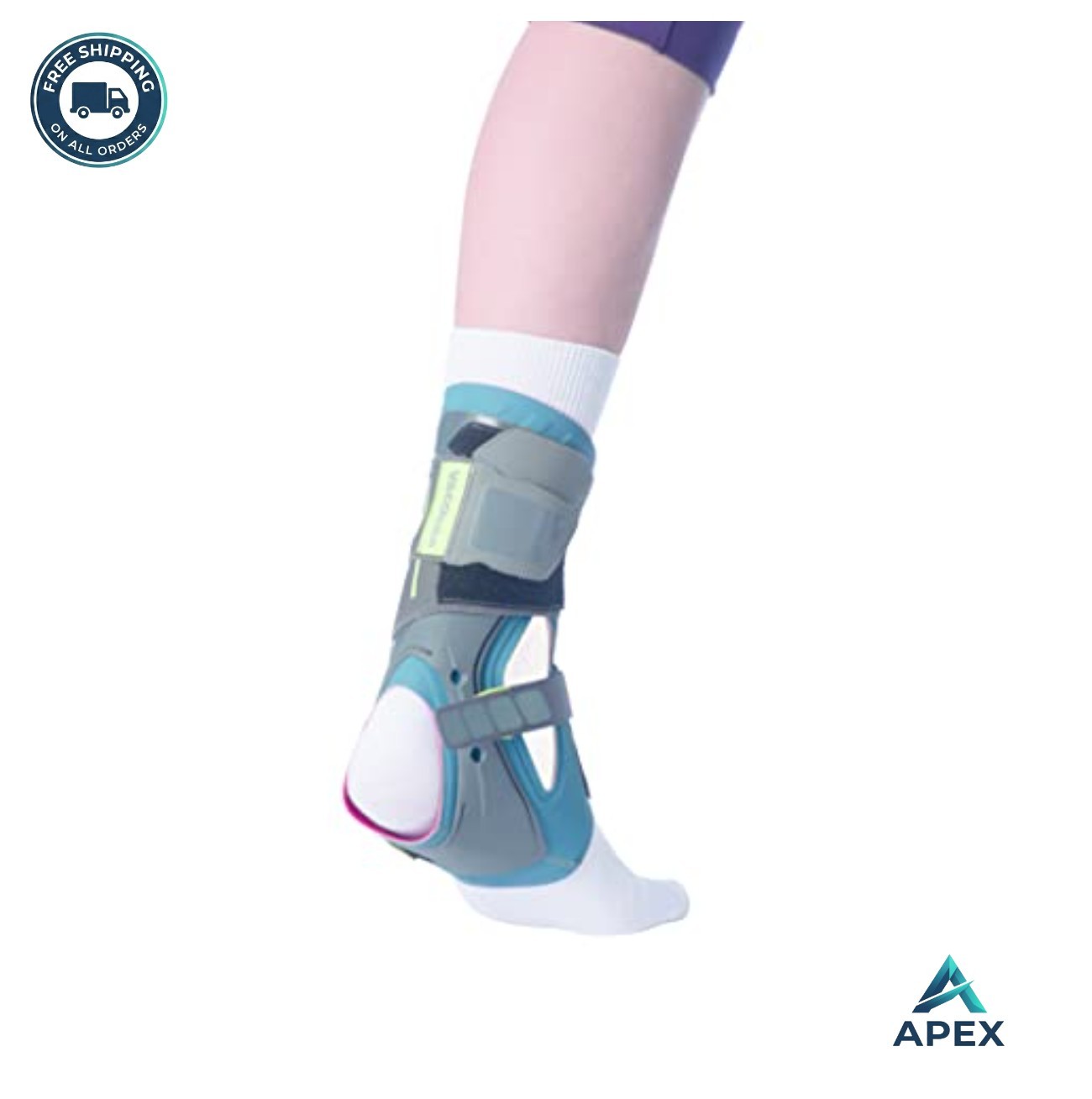Ankle Brace Achilles Tendon Support Stabilizing Walking Slim Design Adjustable