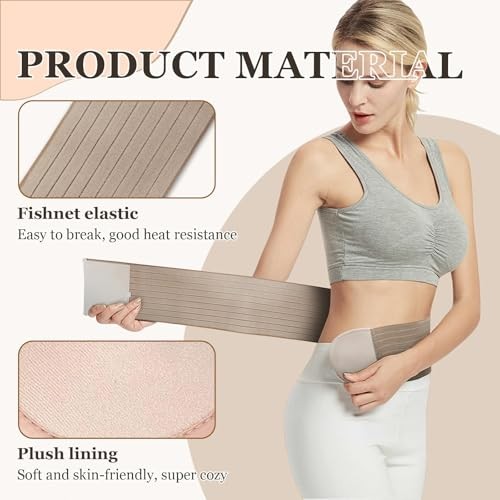 Hernia Belt for Women and Men, Umbilical Hernia Belt with Compression Pad,