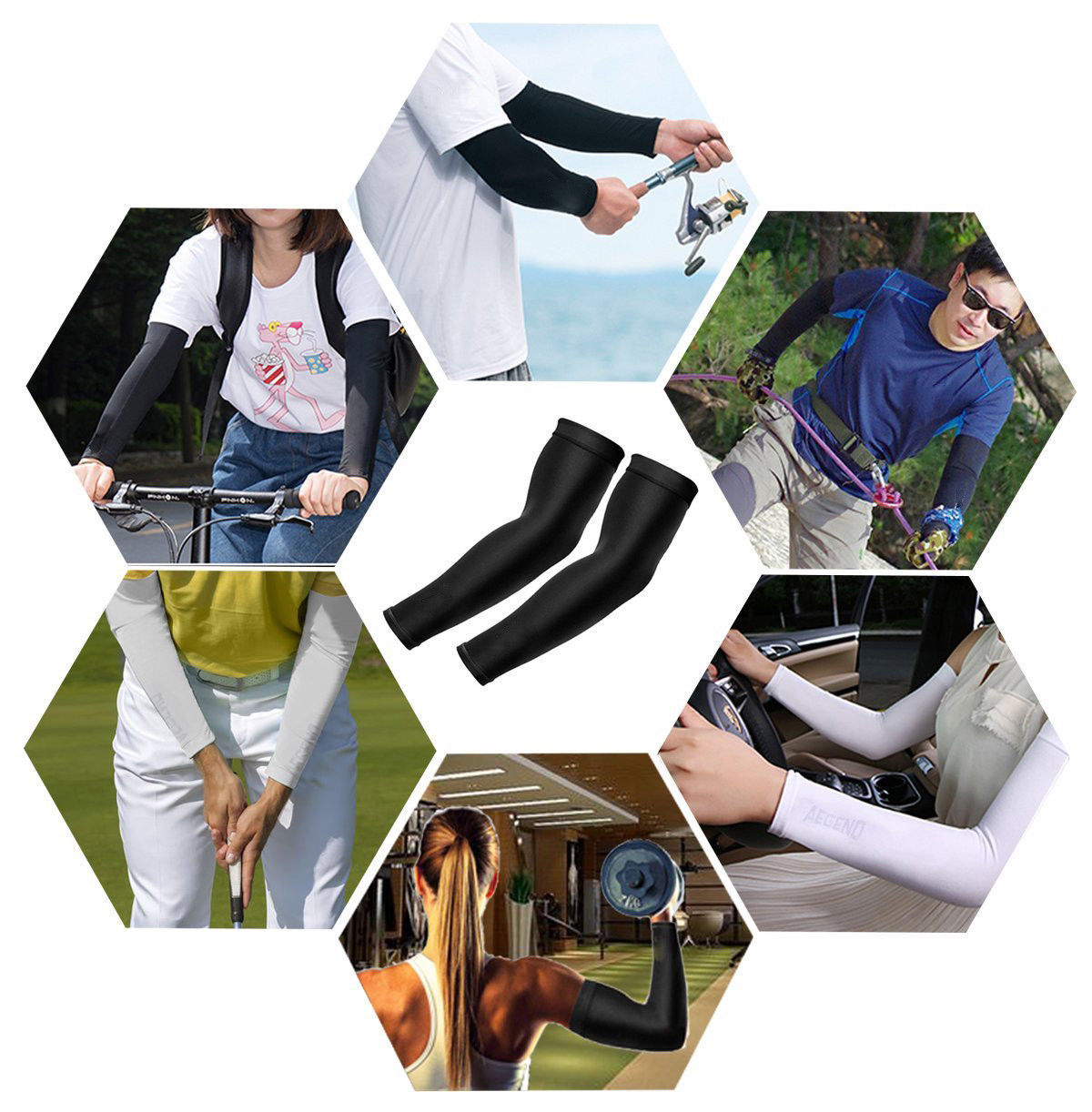 Elbow Support Brace Copper Arm Compression Sleeve Joint for Arthritis Gym Sports