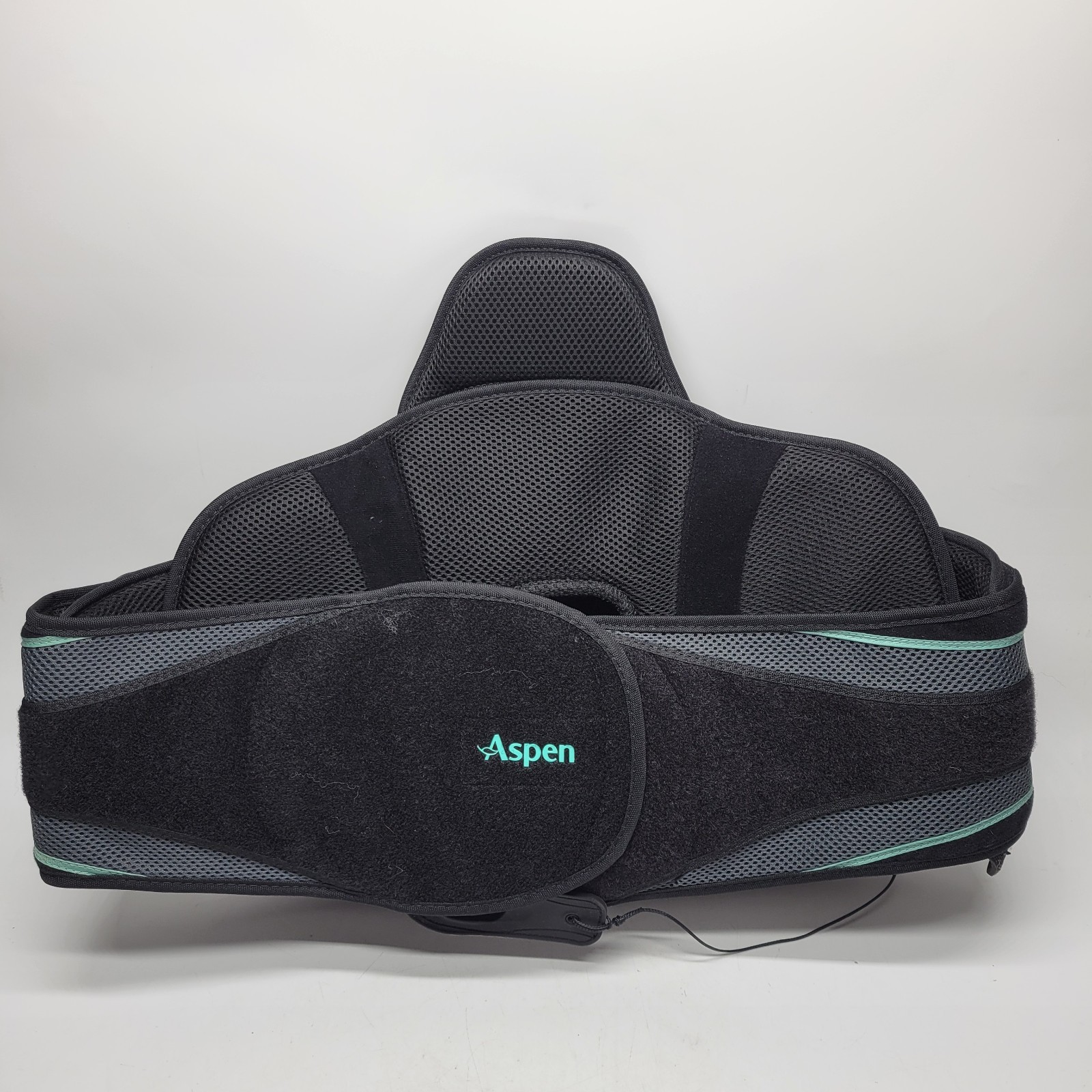 Aspen Vista Back Brace Adjustable Size Black Comfort Lumbar Back Support Stable