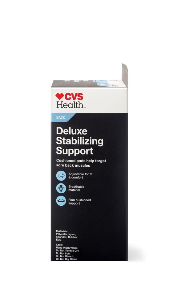 Firm Support Back Deluxe Stabilizing Support: Size SM/MED