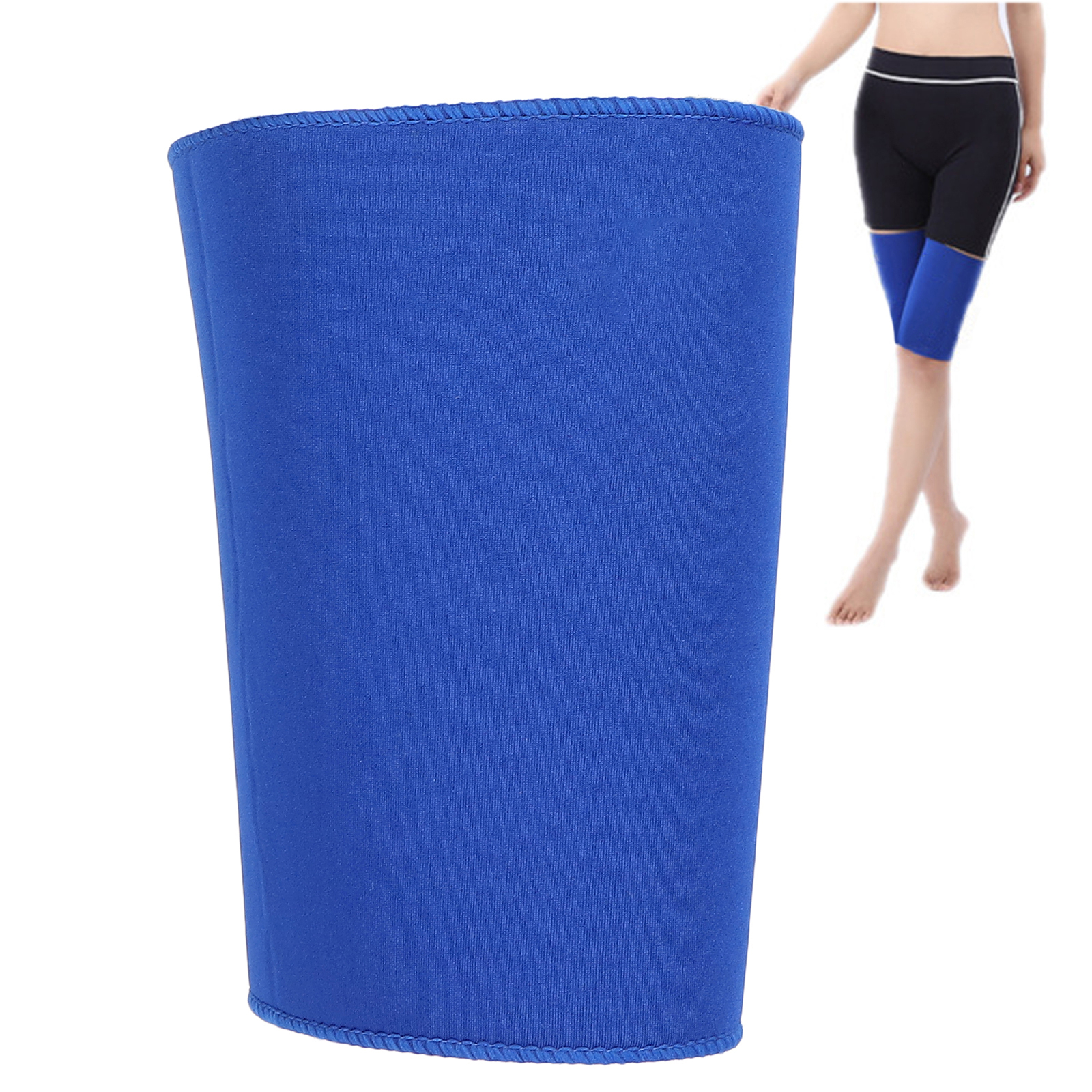 Thigh Compression Sleeve Neoprene Thigh Support Wraps Non‑Slip Hamstring NO