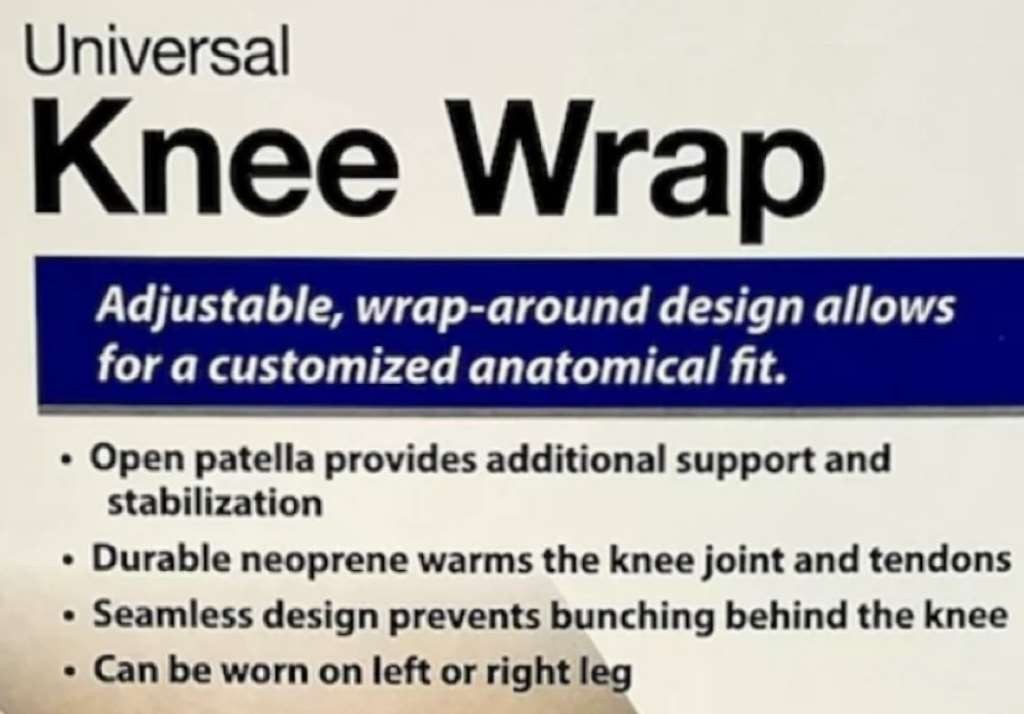 GNP Good Neighbor Pharmacy Universal Knee Wrap One Size