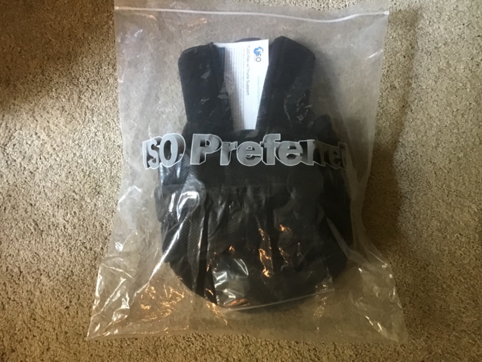 ISO Preferred TLSO Flex with Trunk Support Back Brace ISO-BA220 Universal Size
