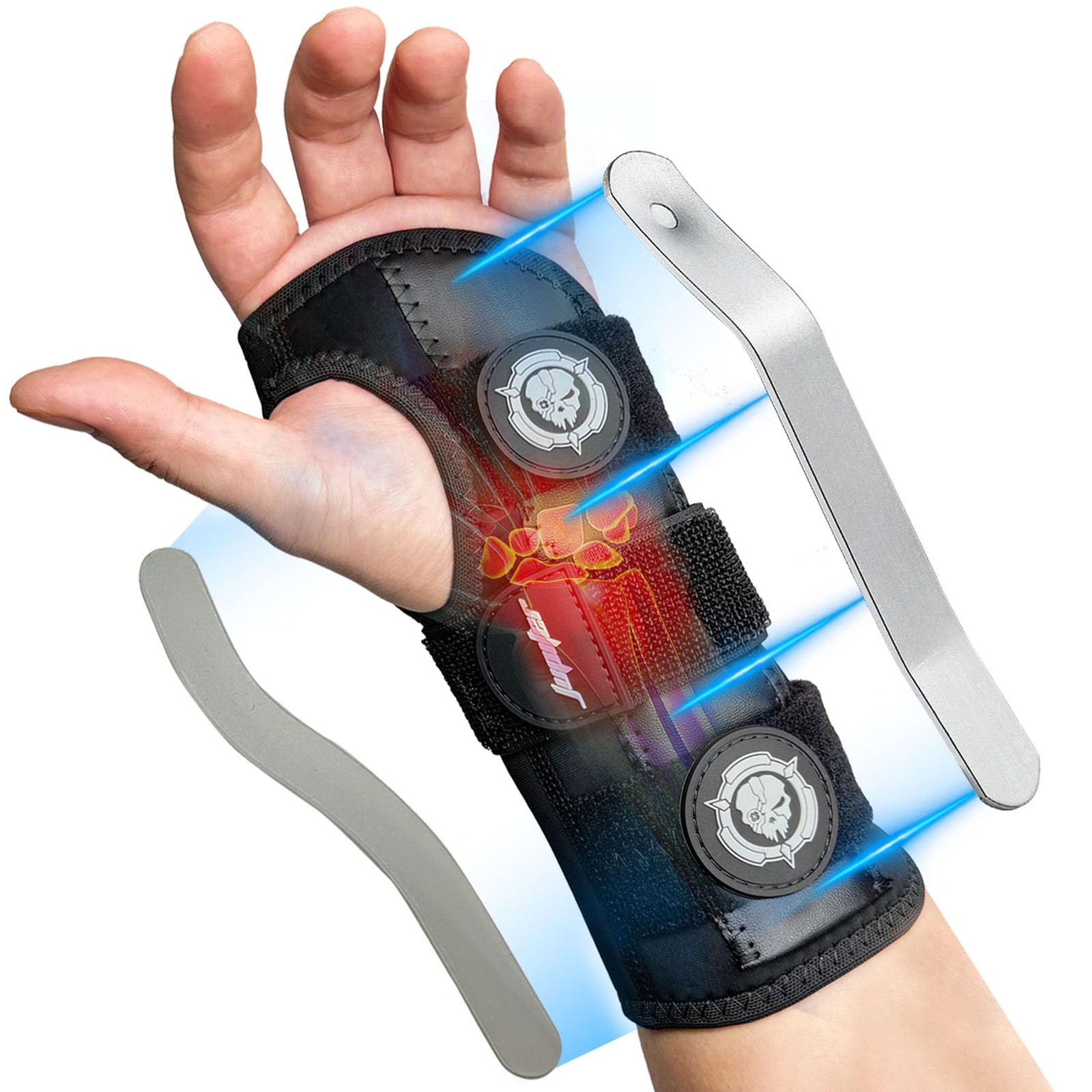 Neoprene Wrist Brace Carpal Tunnel Pain Relief Left Hand L/XL Unisex