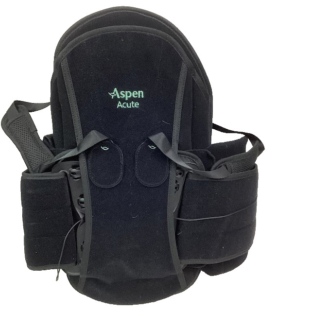 Aspen Acute Restriction Brace w/Chest Plate – Black – Adjustable