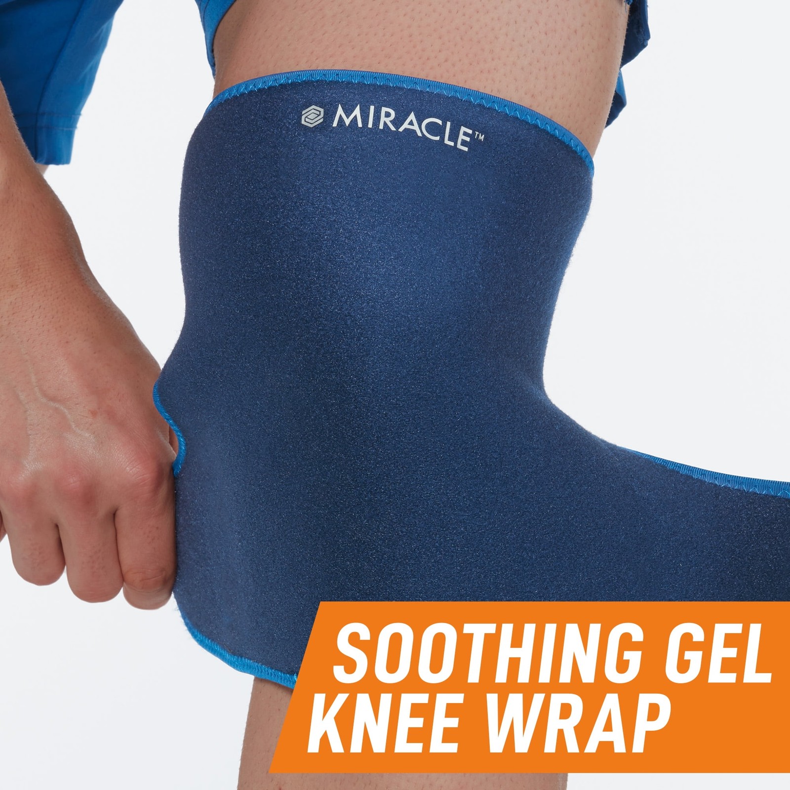 Knee Relief Gel-Infused Compression Wrap, 360-Degree Knee Support for Men &Women