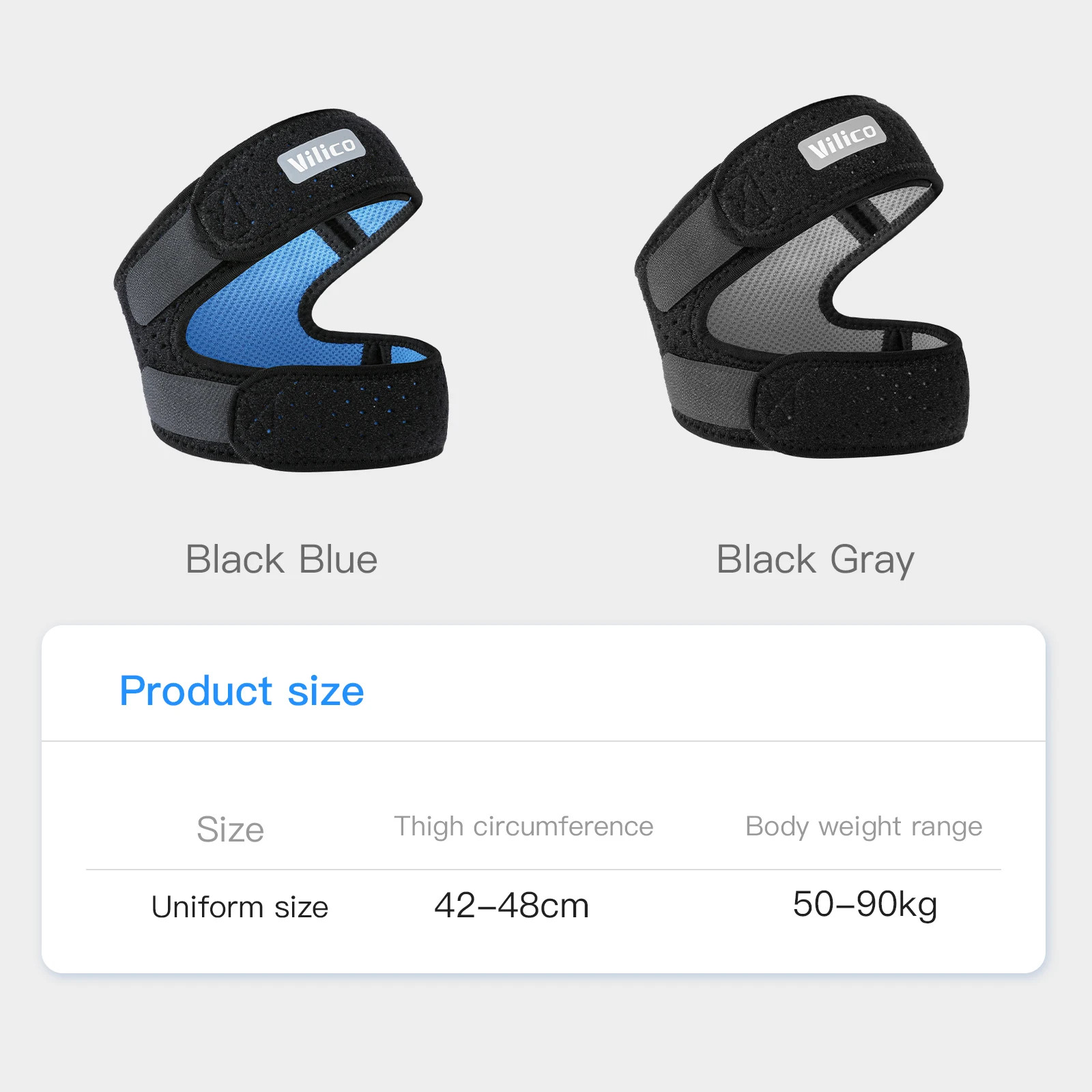1/2Piece Patellar Tendon Support Strap Adjustable Knee Strap for Exercise Runnin