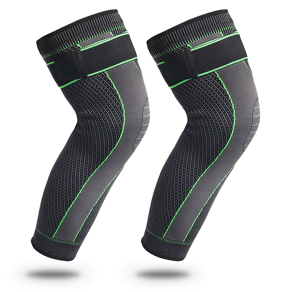 Leg Support Brace Calf Compression Sleeve Socks with Strap Sport Pain Relief US