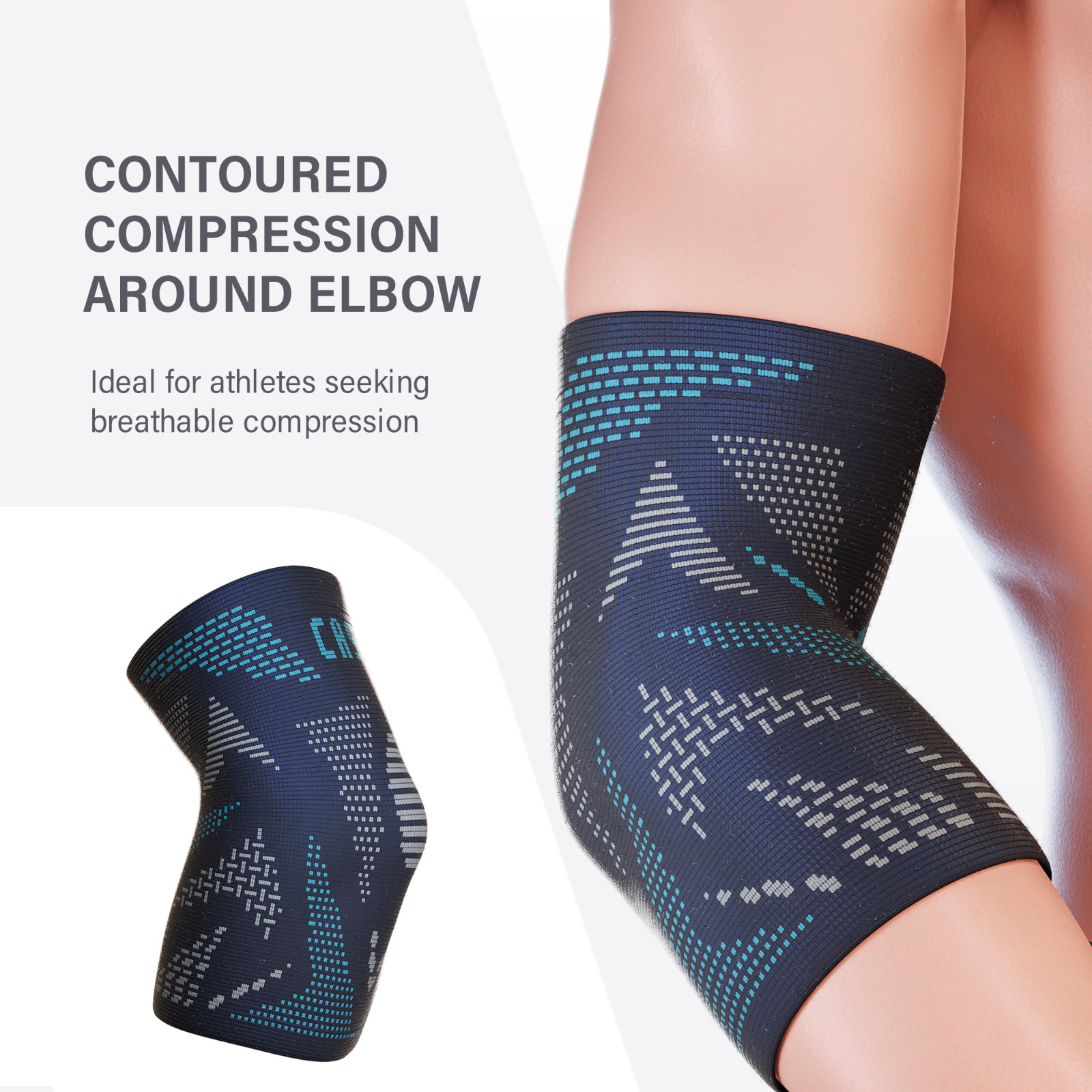 Caspe 2X Tennis Elbow Brace Support Sleeve Arthritis Tendonitis Arm Joint Pain