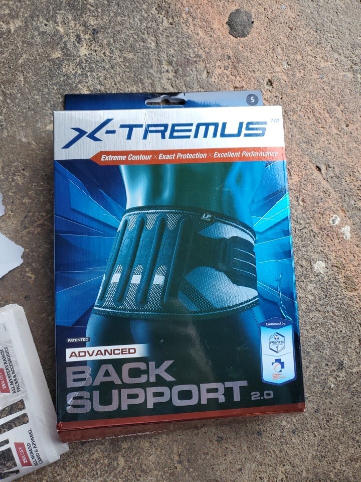 Pro Contour X-Tremus 161XT Small Men’s Back Support Brace Semi-Rigid Lumbar