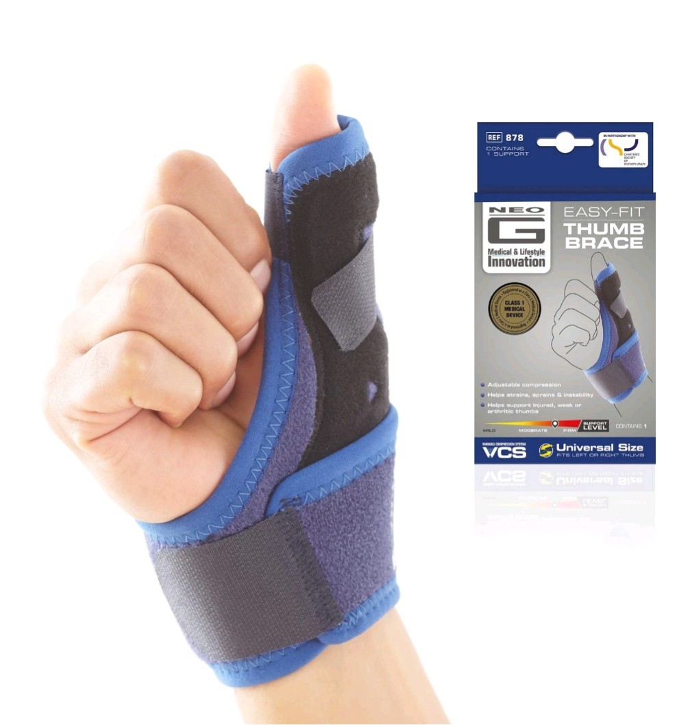 Neo G Easy-Fit Thumb Brace One Size Fits Most Right Or Left