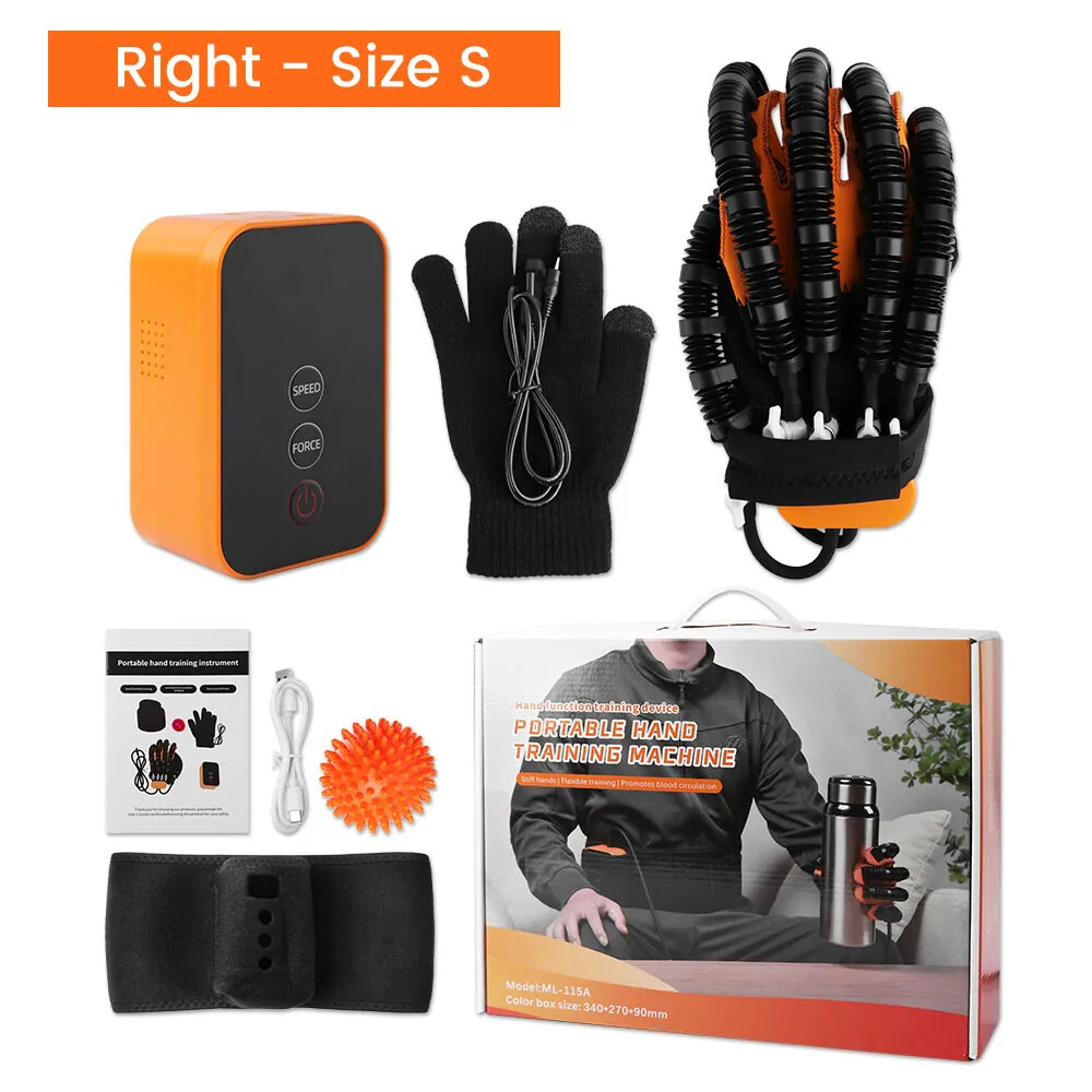 Hand Function Rehabilitation Robot Gloves Finger Hemiplegia Recovery Trainer USB