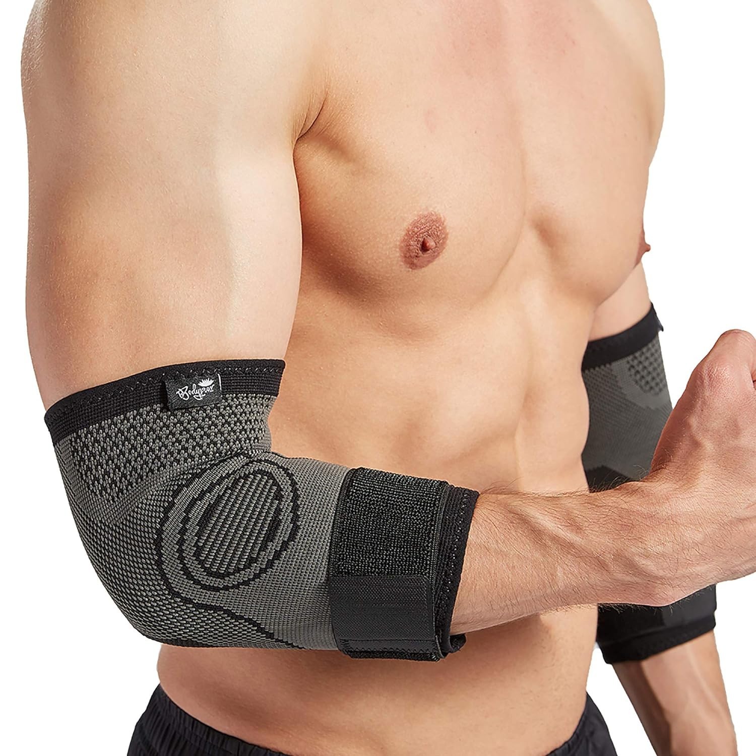Elbow Compression Sleeves with Non-Slip Design – 2 Pack for Active Lifestyles