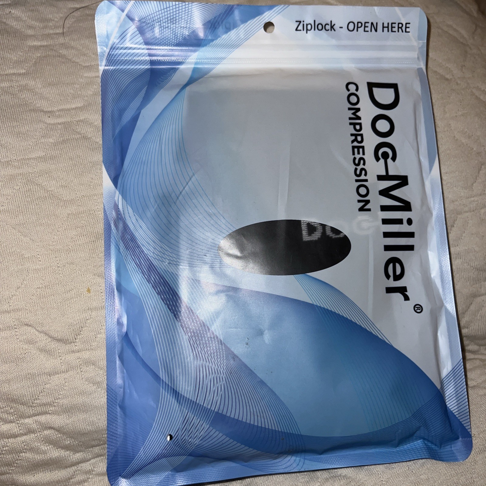 Doc-Miller Closed Toe Compression Socks Size S Small ** 20-30mmHg – Black New