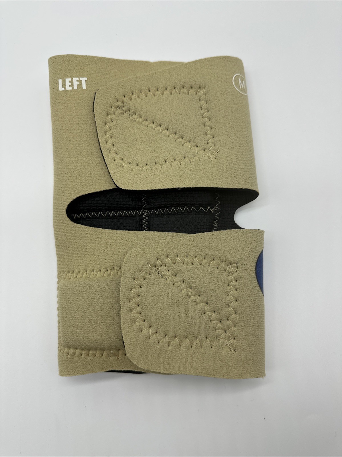 Bunga Pads – Removable Knee Pad Beige Medium Left