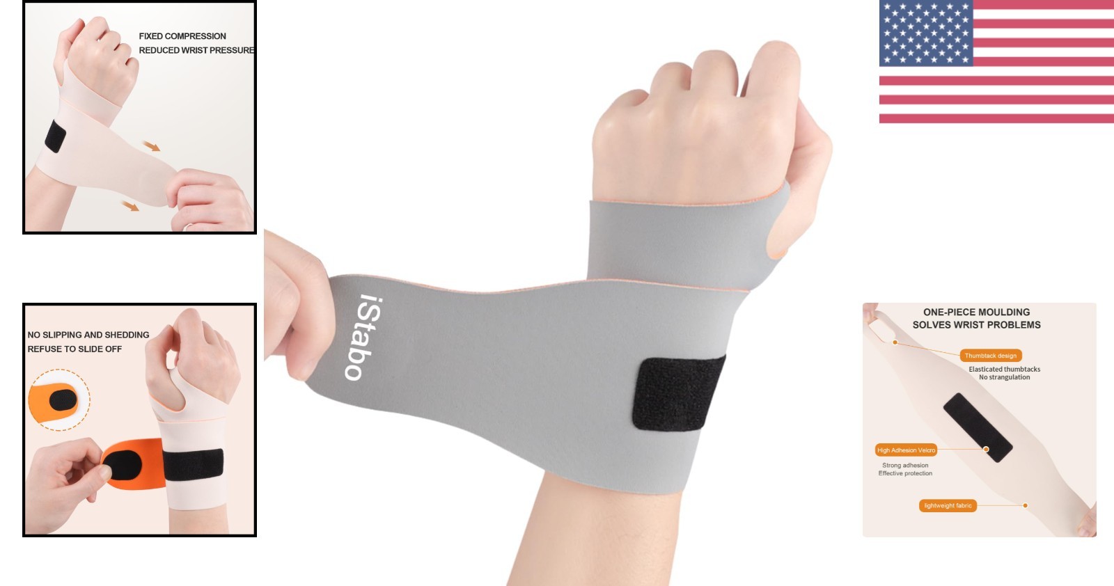 Adjustable Wrist Brace for Arthritis and Sports – Ultra-Thin, Breathable Design