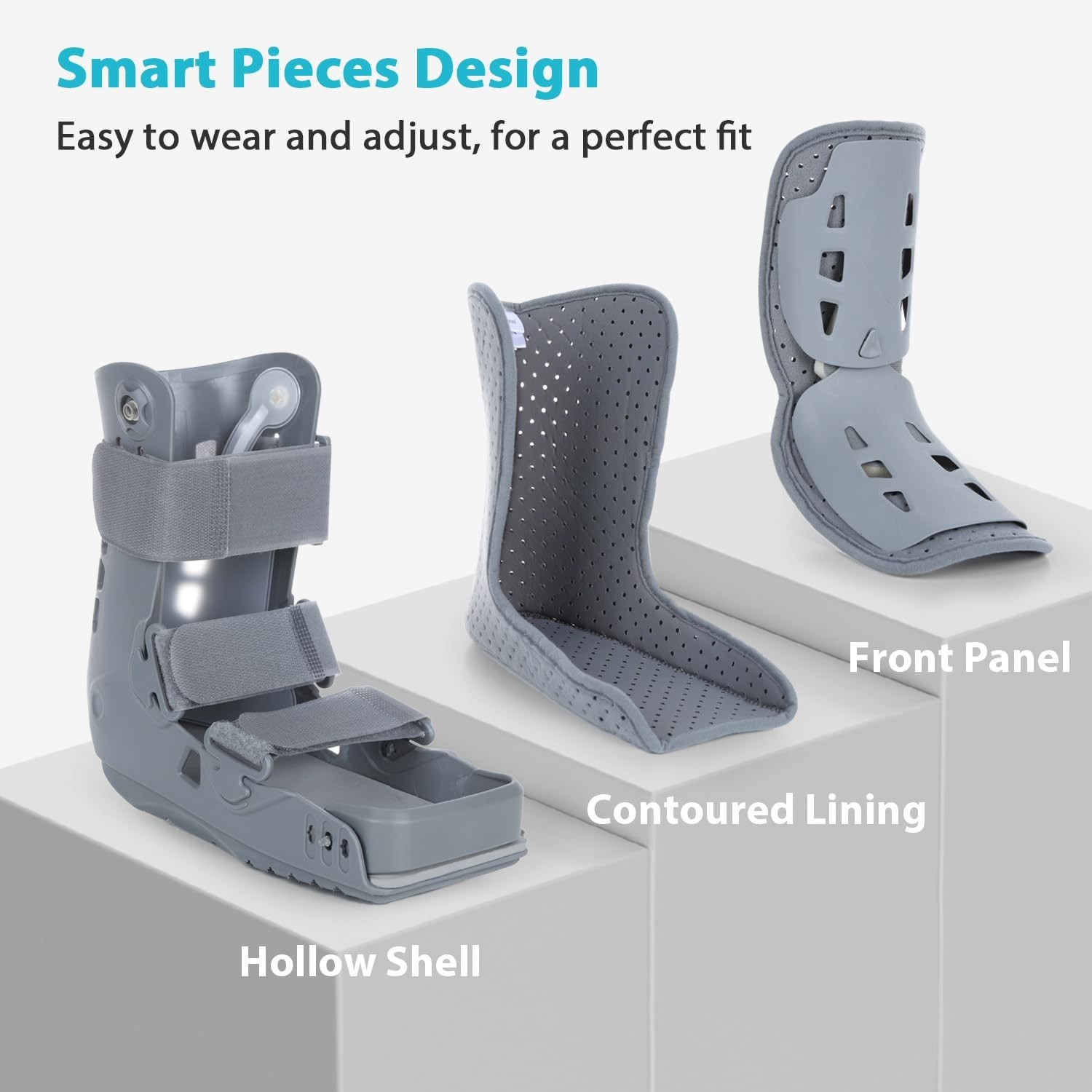 KD Walking Boot: Short Air Walker Boot for Foot and Ankle Fracture Recovery -…