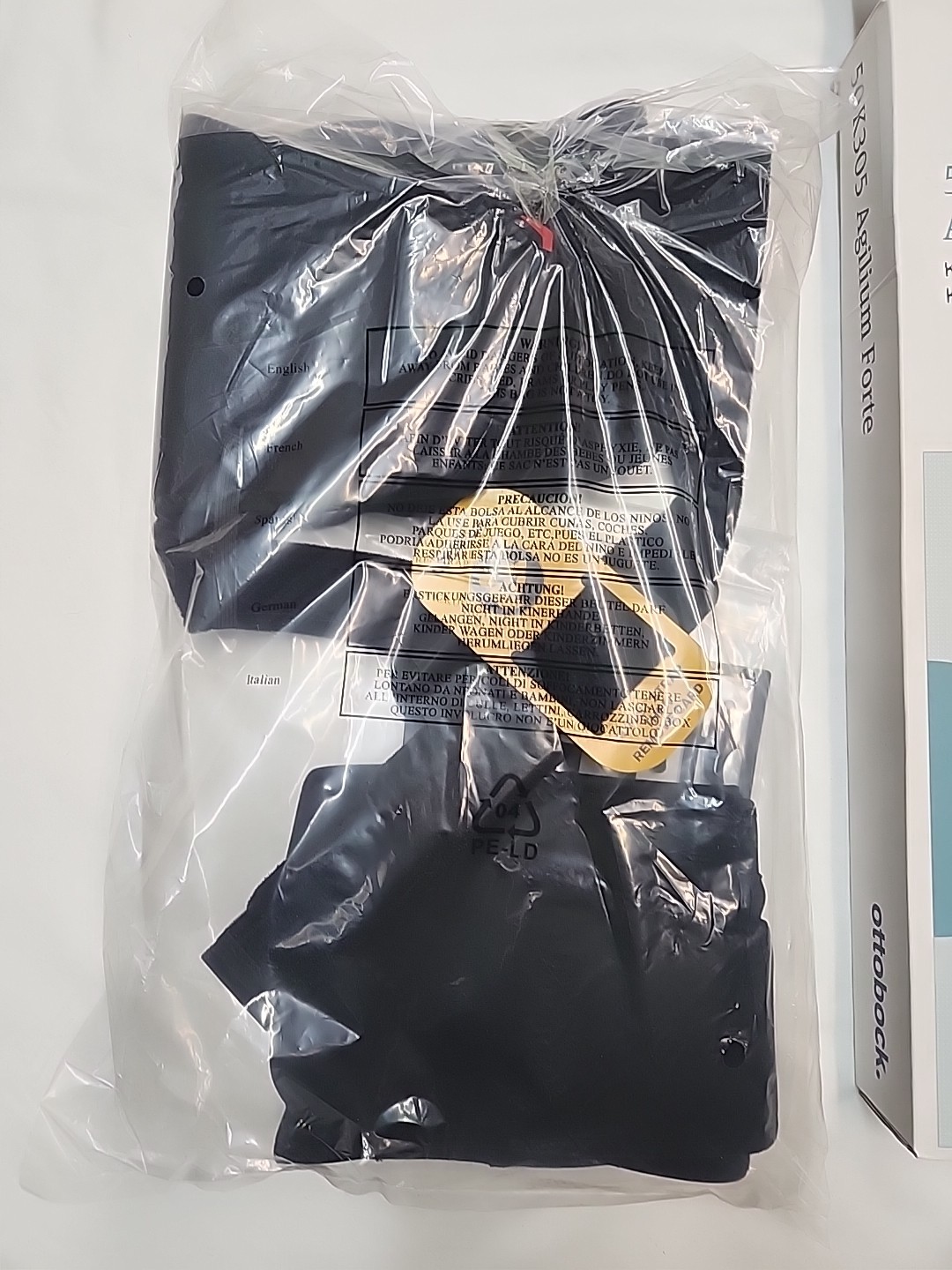 Ottobock Agilium Forte Knee Brace Right Knee Size XL-3XL. 50K305