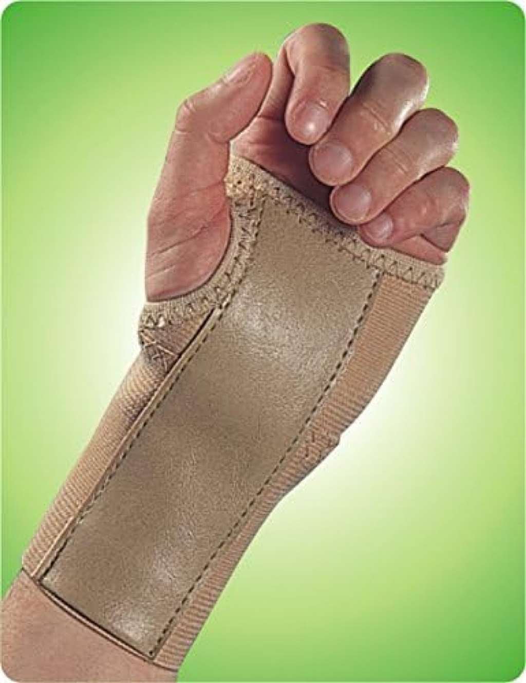 ALEX Wrist Splint Aluminum Stay for Support Left Hand (Beige) Large 1320L-L
