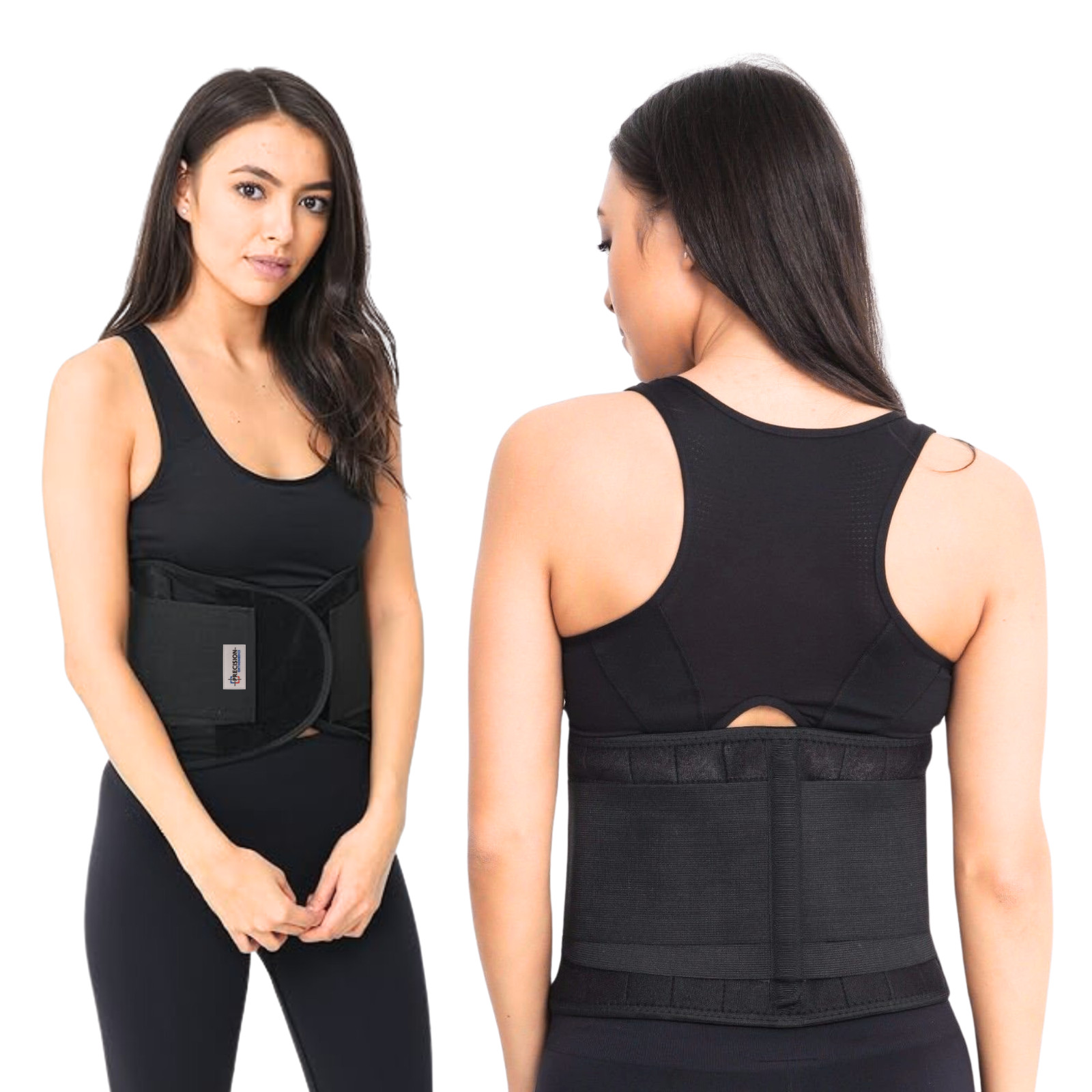 Neoprene Double Pull Magnetic Lumbar Support Lower Back Belt Brace – Pain Relief