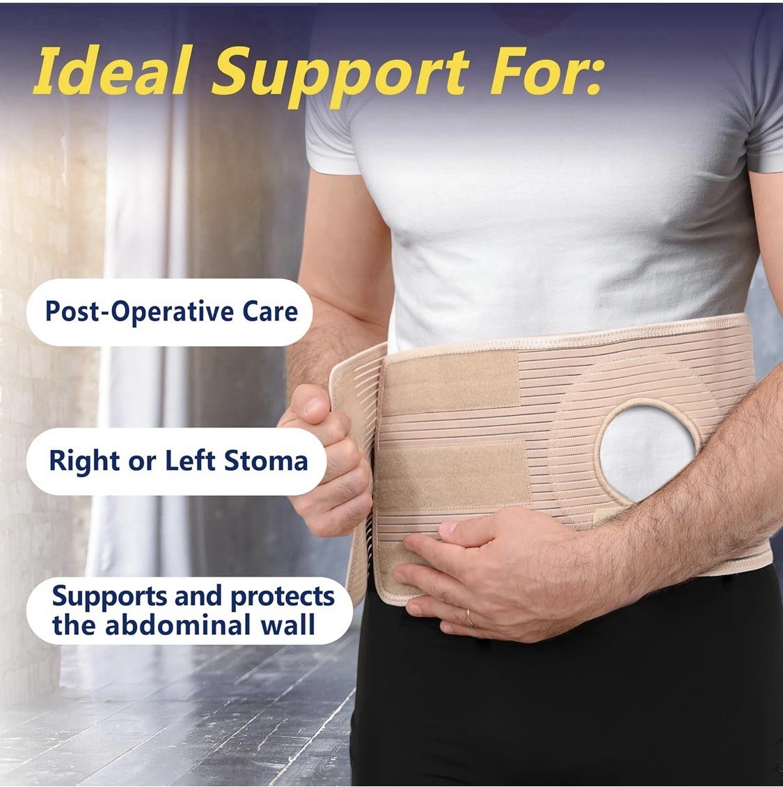 New Medium URIEL Abdominal Ostomy Belt