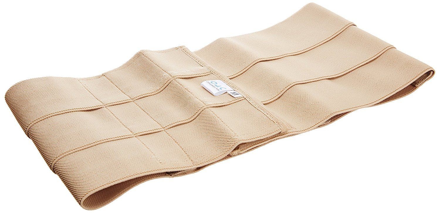 Abdominal Binder waist support handmade 3 strap Beige abdomen belt standard
