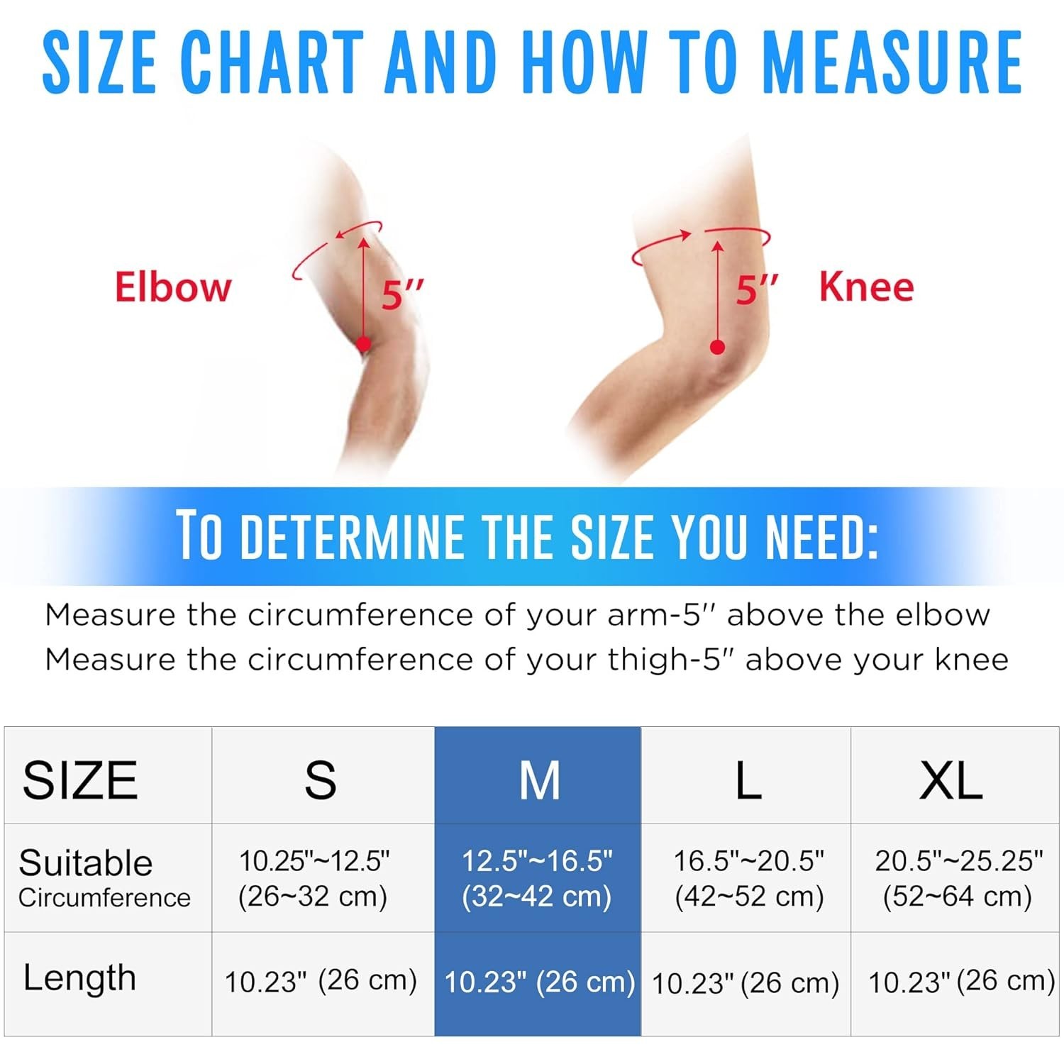 LotFancy Elbow Ice Pack Compression Sleeve Hot Cold Compress Wrap, M