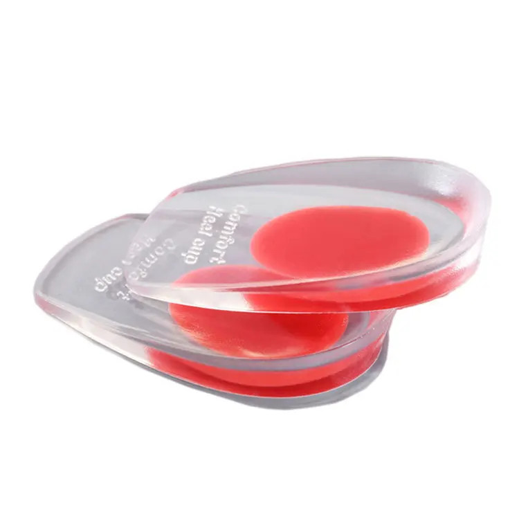 Silicone Sport Shock Absorption Half Size U-Shaped Footbed Heel Pad PU Comfortab