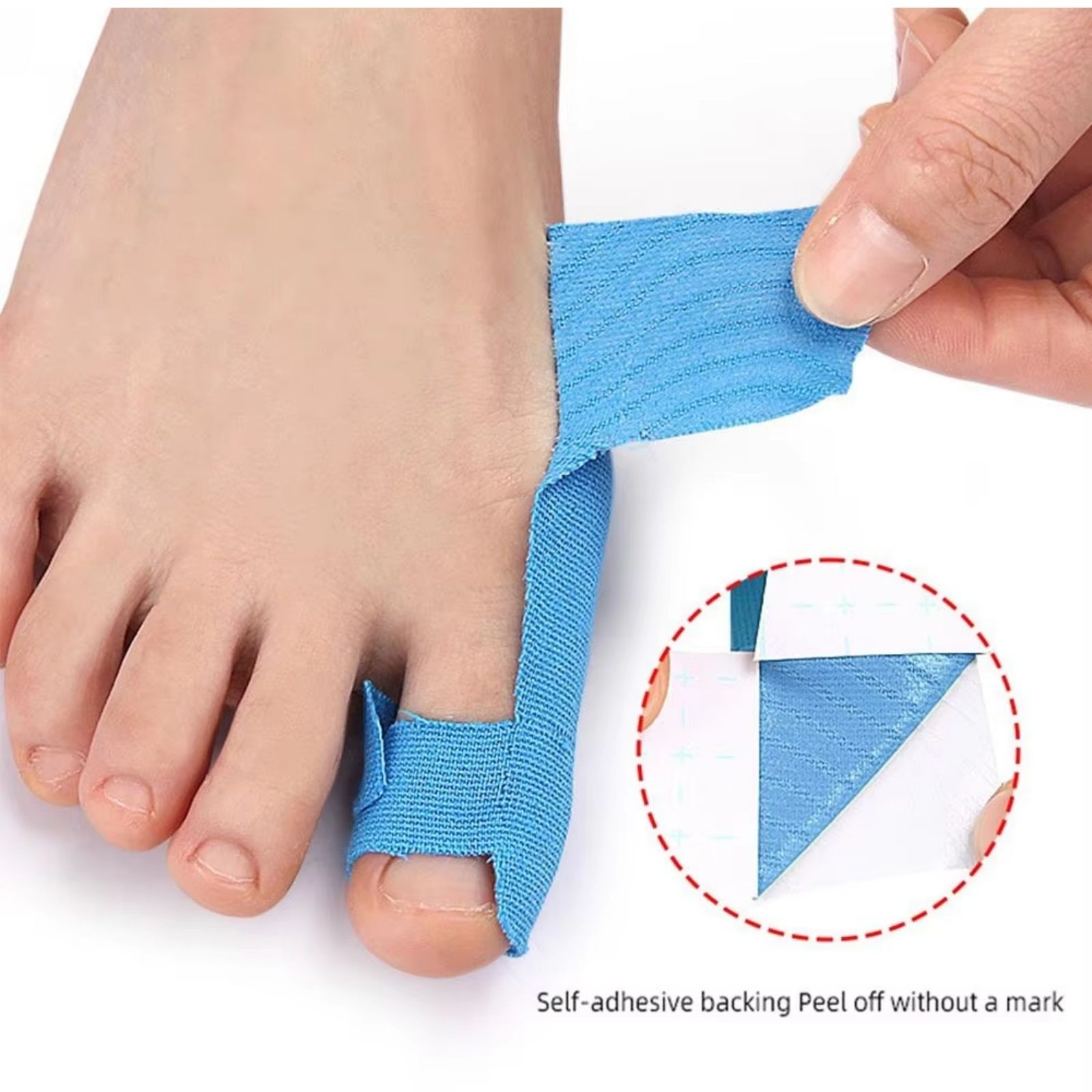10PCS Bunion Corrector Tape Big Toe Support Pain Relief Kinesiology Foot Wrap