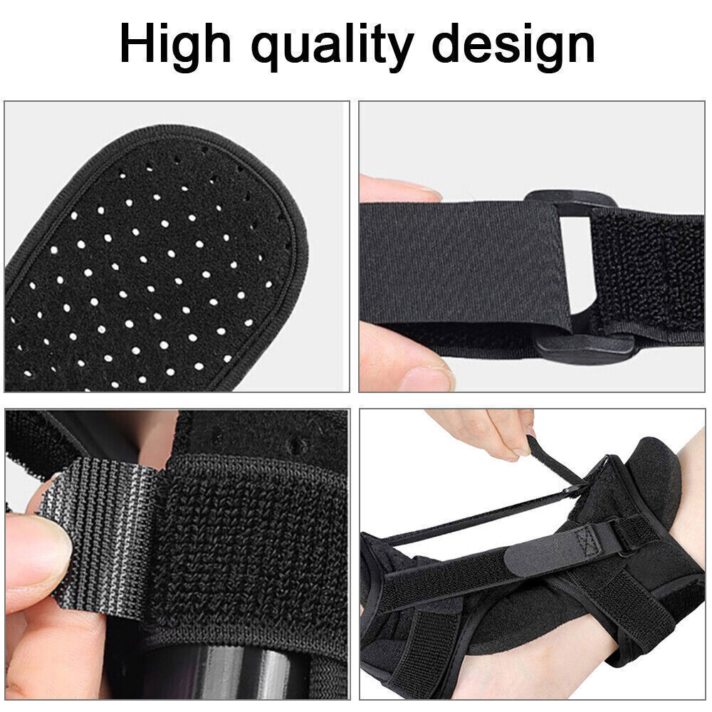 Plantar Fasciitis Night Splint Adjustable Ankle Brace Foot Drop Orthotic Brace