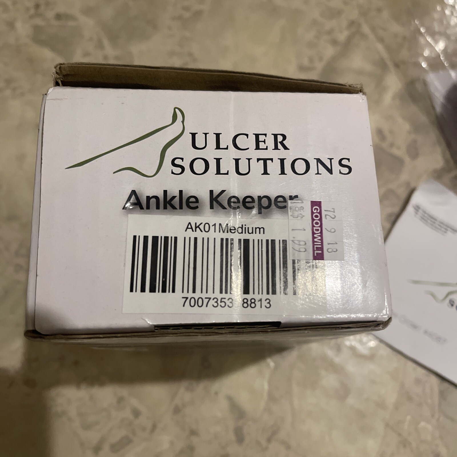 Ankle Keeper Ulcer Solutions. Prevents & Treats Pressure Ulcers & Wounds Size M