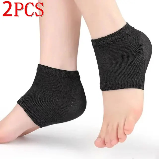 1/2Pair Gel Heel Cover Protectors Heel Pads Heel Cups Cushion Foot Care Repair S