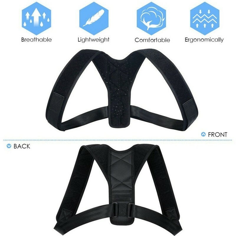 Shoulder Spine Posture Correction Band Humpback Back Pain Relief Corrector Brace