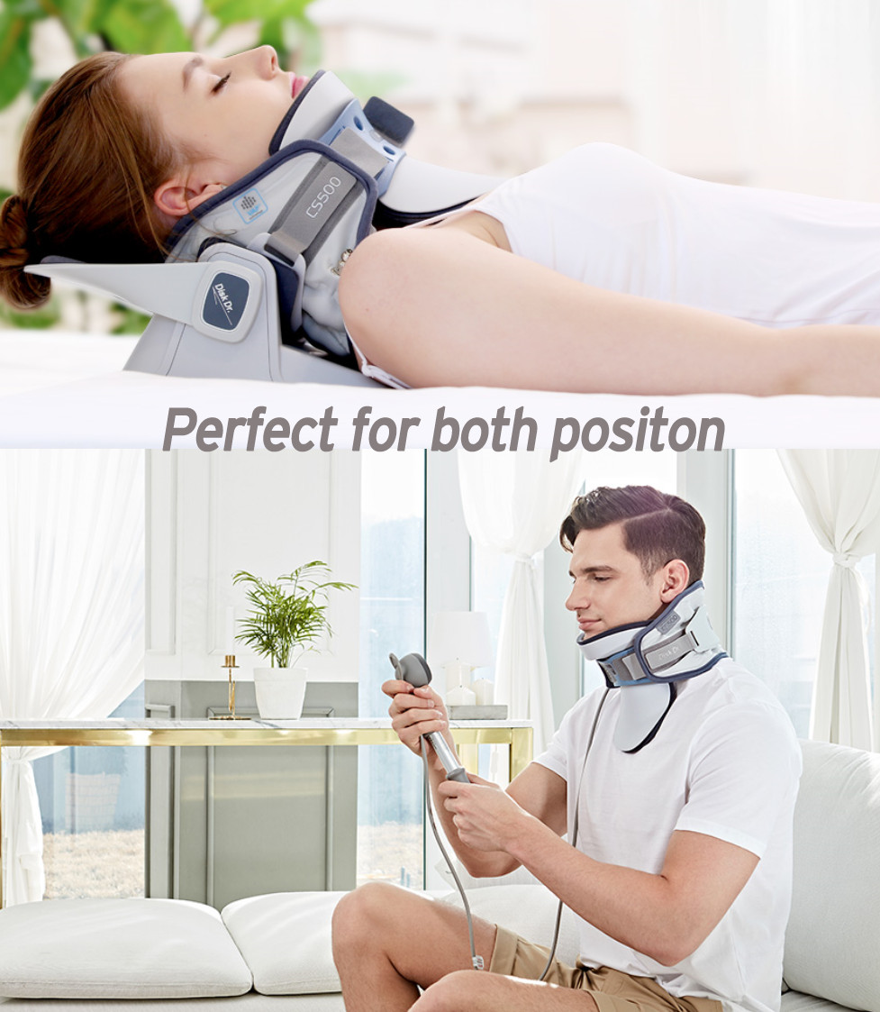 Disk Dr CS500 G2 Inflatable Orthopedic Traction Neck Pain Relief Supine Position
