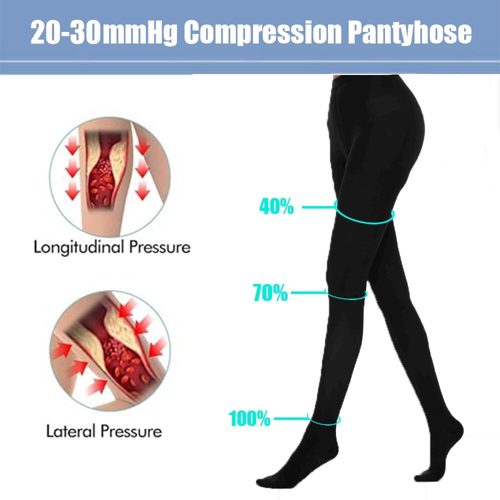 Women’s Long Socks 20-30 mmgh Compression Stockings Hosiery Tights Pantyhose