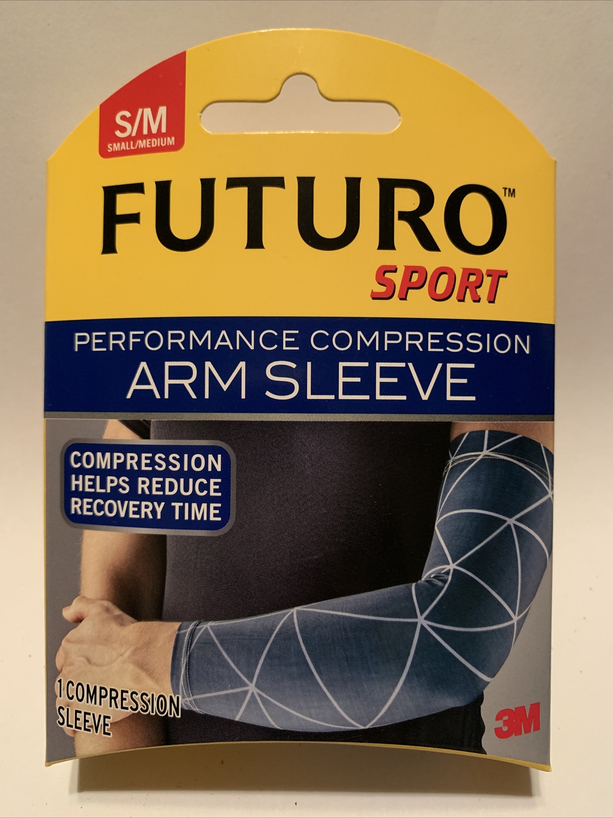 FUTURO Sport Performance Compression Arm Sleeve, Small/Medium 3M Breathable NEW