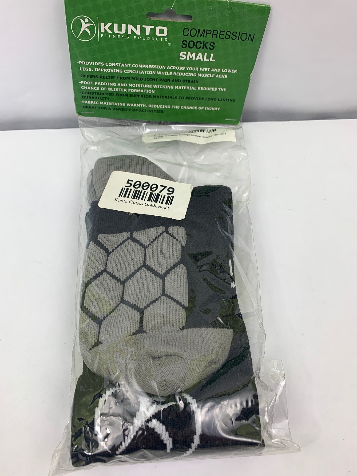 Compression Socks – Reduce Leg Pain – Size Small 1 Pair Kunto Fitness