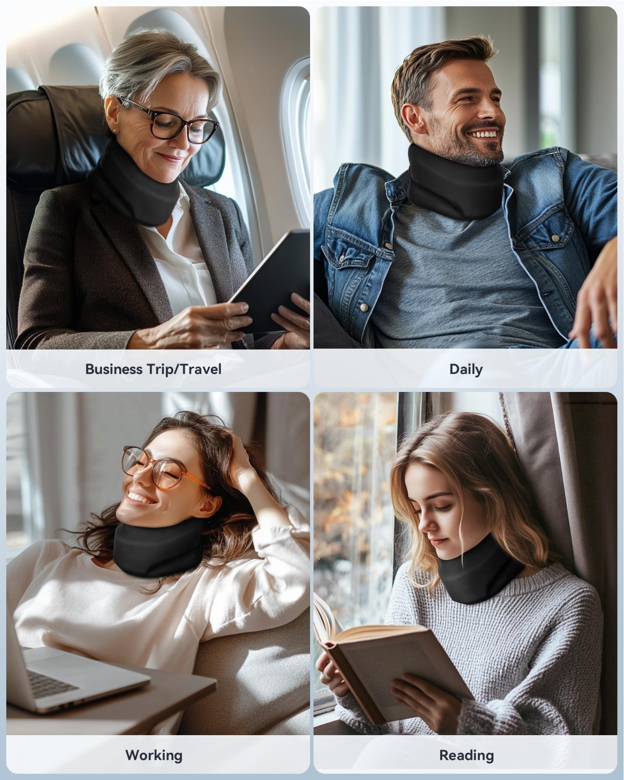 Heated Neck Brace Support Collar with Heating Pad – Soft Foam for Cervical Relie