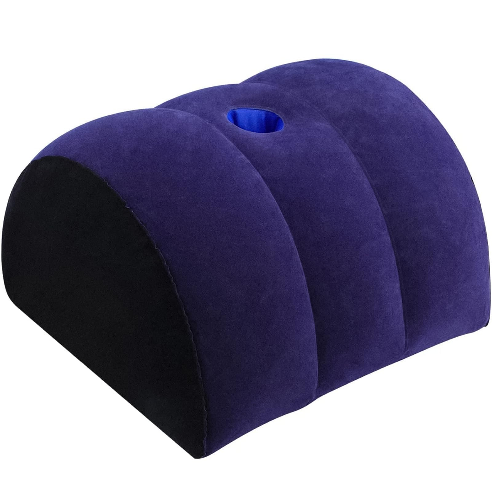 Inflatable Wedge Pillow for Travel & Sleeping – Portable Back,Knee,Leg Blue
