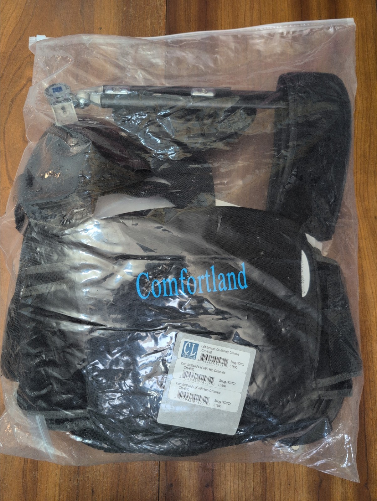 NEW Comfortland CK-690 Hip Orthosis Adjustable Brace w/ Tools & Instructions