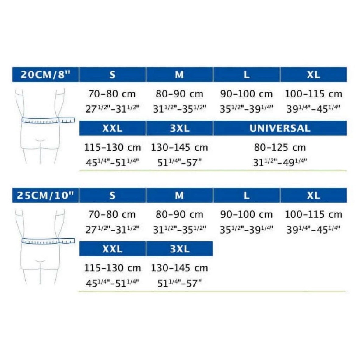Actimove Lumbar Sacral 10″ Support Comfort w/Additional Support Belt (White) XXL