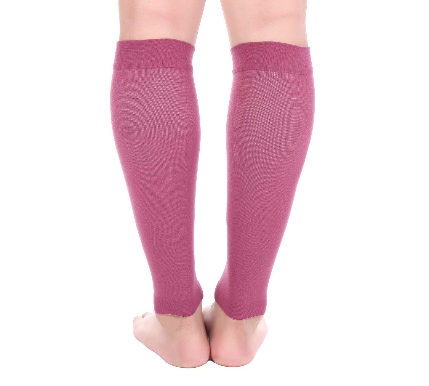 Doc Miller Calf Compression Sleeve for Women and Men, 20-30 X-Large, Maroon